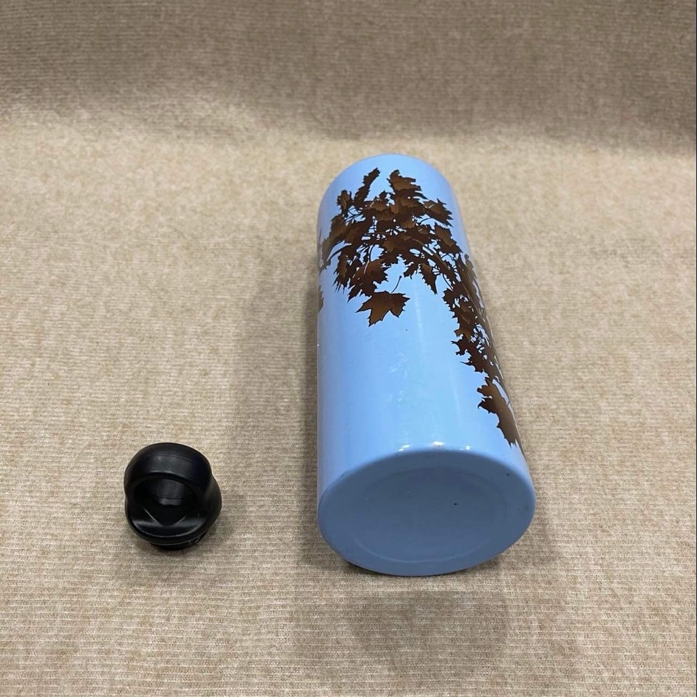GAIAM Baby Blue Metal Drink Liquid Hydration Beverage Bottle Tumbler Container - Picture 8 of 10